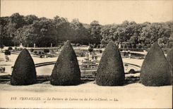 CPA Versailles Le Parterre de Latone vu du Fer a Cheval