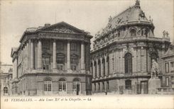 CPA Versailles Aile Louis XV et la Chapelle