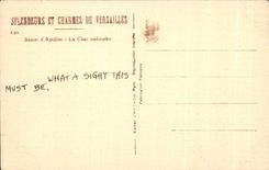 CPA Versailles Bassin d'Appollon Le Char Embourbe