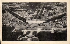 CPA Chateau de Versailles Vue Aerienne