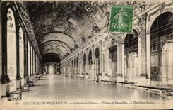 CPA Chateau De Versailles Galerie des Glaces