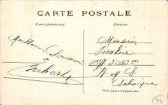 CPA Versailles Le Palais Facade D'Entree