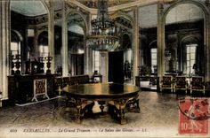 CPA Versailles Le Grand Trianon Le Salon des Glaces