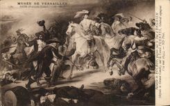 CPA Musee de Versailles Heim 1787 1865 Bataille de Rocroy Duc d'Enghien Comte fuentes 1643