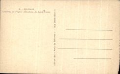 CPA Solesmes Entrance of the Church Abbatiable de Saint Pierre