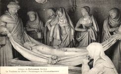 CPA the Abbey of Solesmes Tomb of Christ Characters of the Burial