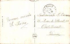 CPA Fantaisie Bonne annee