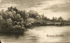 CPA Fantaisie Bonne annee