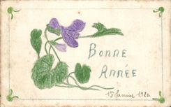 CPA Fantaisie Bonne annee