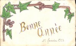 CPA Fantaisie Bonne annee