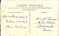 CPA Fantaisie Bonne annee