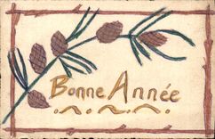 CPA Fantaisie Bonne annee 