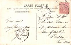 CPA Fantaisie Femme Heureuse annee