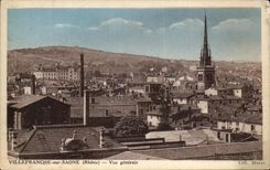 CPA Villefranche On the Saone View