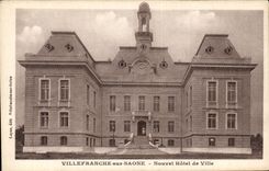 CPA Villerfranche On the Saone New Town hall