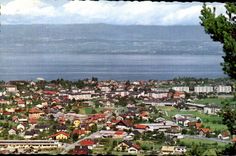 CPSM Thonon Les Bains View Leman and the Swiss Bank