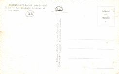 CPSM Thonon Les Bains View Leman and the Swiss Bank