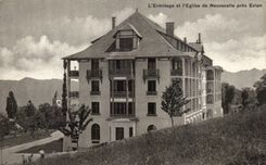 CPA the Hermitage and the Church of Neuvecelle close Evain