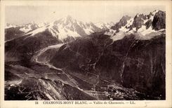 CPA Chamonix Mont Blanc Valley of Chamonix