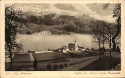 CPA Annecy Church of Sevrier and the Small tower