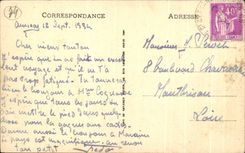 CPA Annecy Church of Sevrier and the Small tower