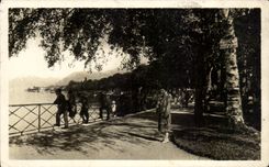 CPA Evian Les Bains Edges of Leman and the Park