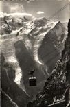 CPA Chamonix Cable car Brevent and Mont Blanc