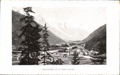 CPA Argentiere And Mont Blanc