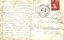 CPA Mont Blanc the large mules Dome of tasting Needle of tasting