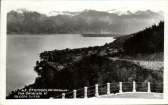 CPA St Gingolph Hte Savoy View and the Swiss Dimension