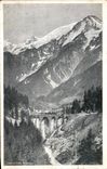 CPA Bridge St Maurice Mont Blanc