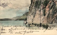 CPA Lake Of Le Bourget Rocks of Brison