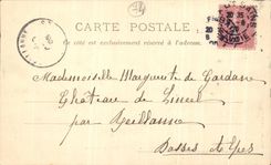 CPA Lake Of Le Bourget Rocks of Brison