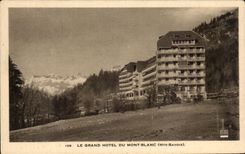 CPA the Large Hotel Of Mont Blanc