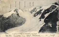 CPA the glacier of Very the Large one seen Mowed