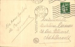 International CPA Exposition Paris 1937 Centers Regional Overall picture Eiffel Tower