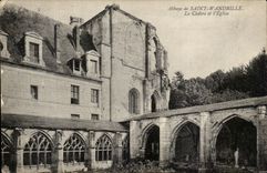 CPA Abbey Of Saint Wandrille the Cloister And the Church