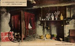 CPA La Normandie Pittoresque Interieur Normand