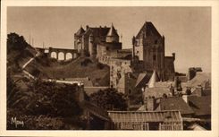 Pequenas tablas de CPA de Normandia Dieppe el castillo viejo