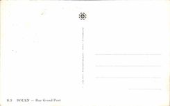 CPA Rouen Street Large Bridge