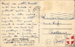 Historical CPA Museum Of the Civil Old people's homes Of Lyon Room of the council time Louis XV