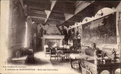 CPA Castle De Montrottier Room Of Chevallers