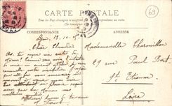 CPA Environs Of Lyon Ile Beard Left bank