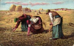 CPA Les glaneuses