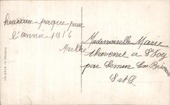 CPA Fantasy Child Rabbit Easter eggs