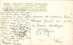 La fantasia de CPA florece Feliz Ano Nuevo