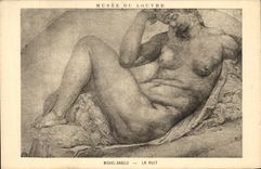 CPA Musee du Louvre Michel angelo La nuit