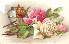 La fantasia de CPA florece la mariposa