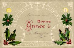 CPA Fantaisie Bonne annee