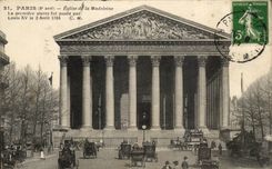 CPA Paris Church of the Madeleine